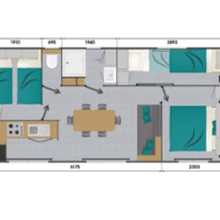 Mobil-home 6 Pers Avec Terrasse A - Api-1-52-1692 *