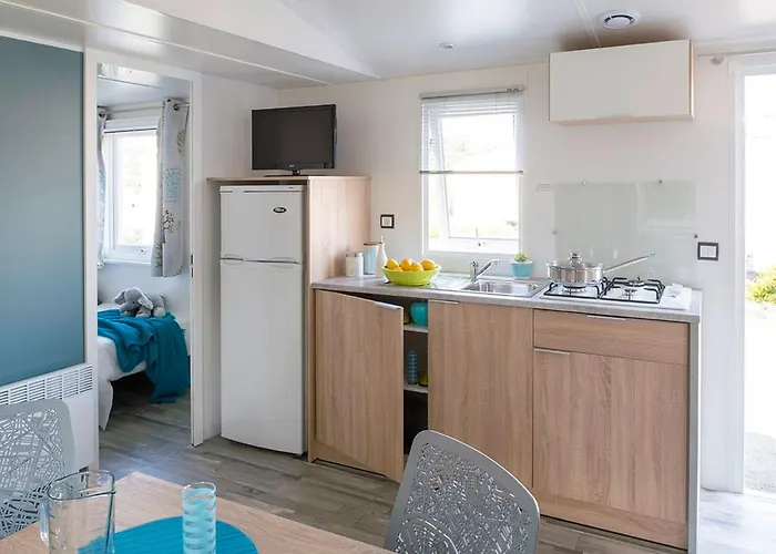 Mobil-home 6 Pers Avec Terrasse A - Api-1-52-1692 مكان تخييم *